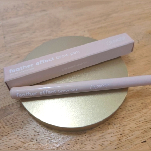 NIB! COLOURPOP FEATHER EFFECT BROW PEN COLOR "LIGHT BROWN" FULL SIZE - Picture 1 of 5